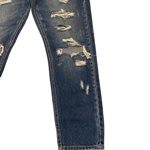 KANCAN High Waist Ripped Mom Jeans NWT - Picture 5 of 16